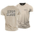 Men's Jesus Changed My Life ROMANS 10:13 Cotton T-Shirt